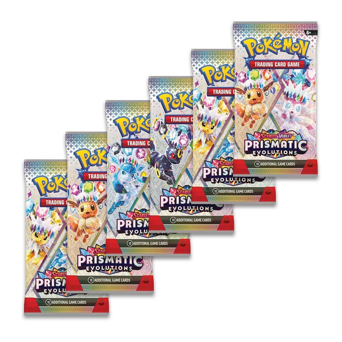 Pokemon TCG: Scarlet & Violet-Prismatic Evolutions Art Set Boosters (4 Packs)