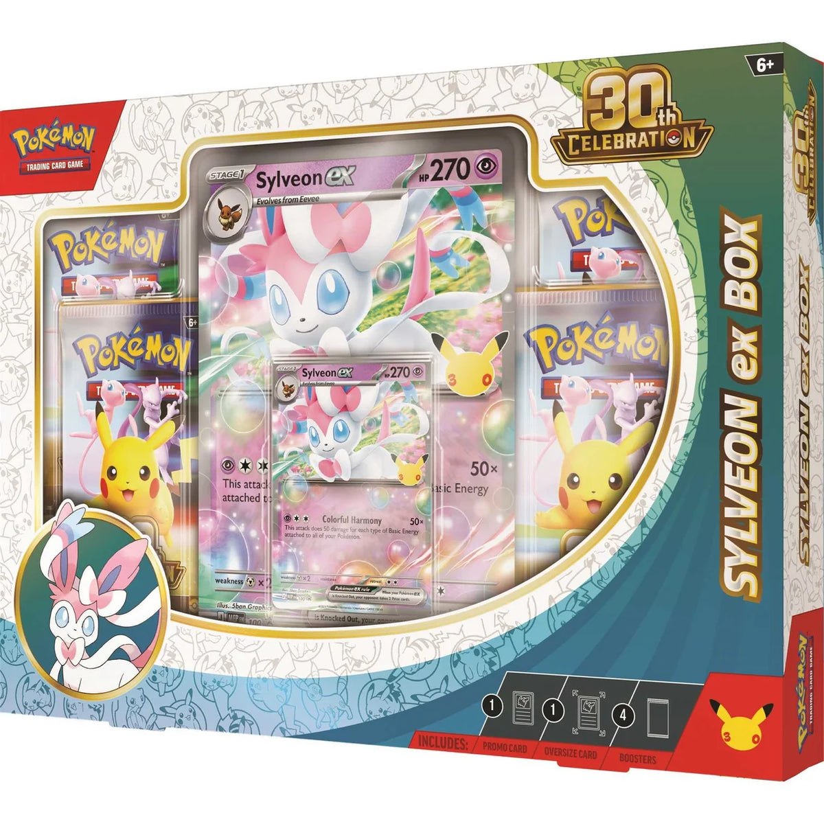 Pokemon 30th Celebration Sylveon Ex Box