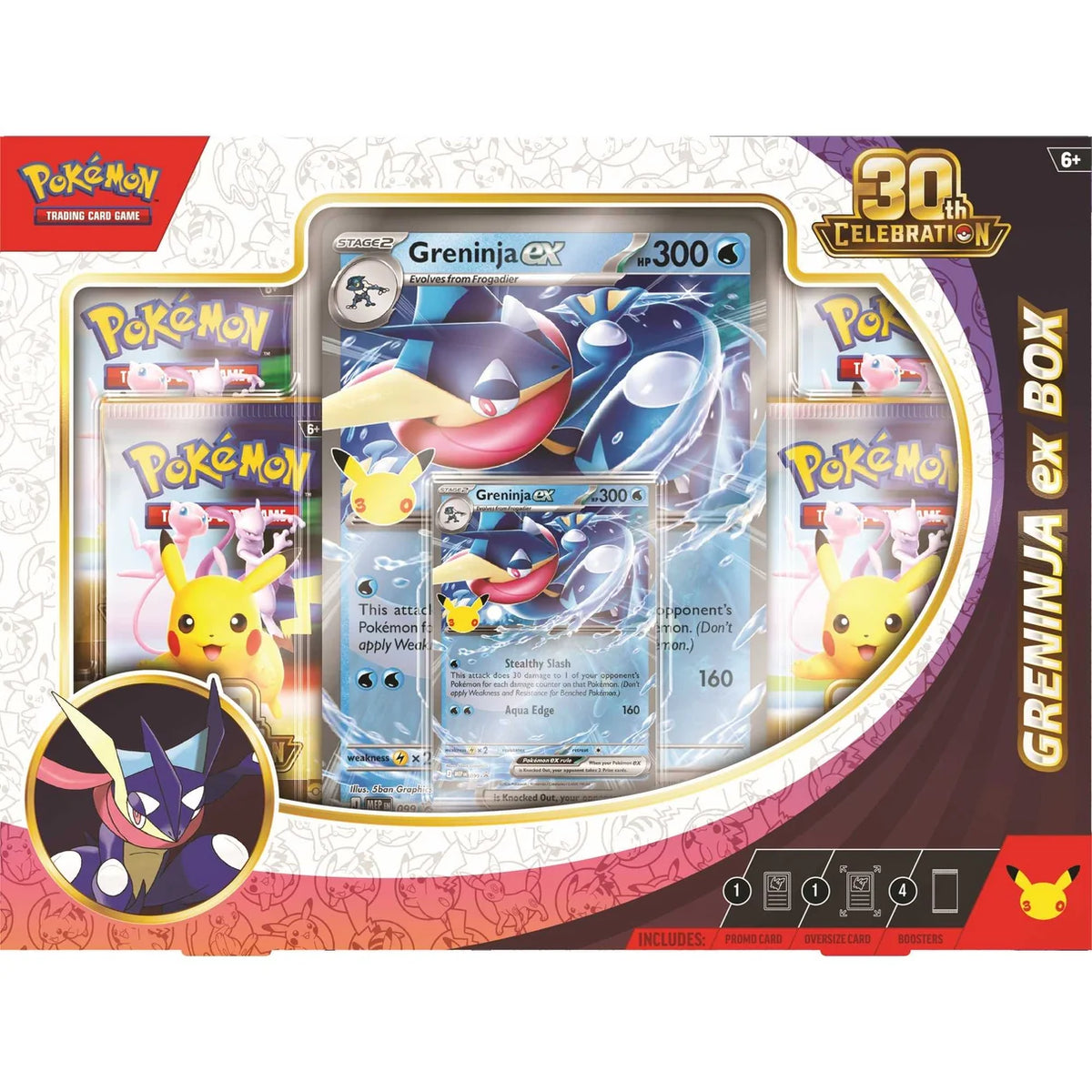 Pokemon 30th Celebration Greninja Ex Box
