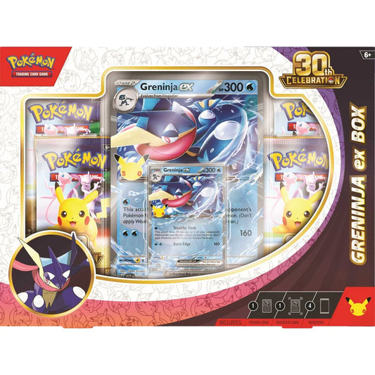 Pokemon 30th Celebration Greninja Ex Box